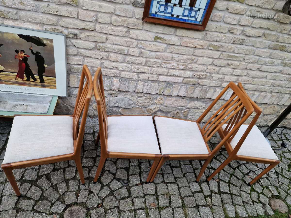 Vintažinės mid century bukmedžio kėdės - nuotraukos Nr. 34