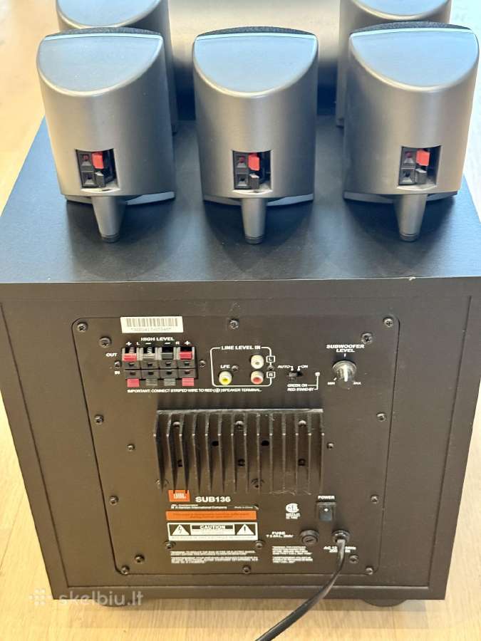 Jbl 5.1 Scs136 Jbl koloneles - nuotraukos Nr. 2