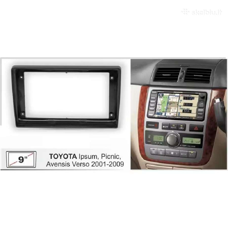 Toyota Avensis Verso 2001-2009 android multimedija - nuotraukos Nr. 2