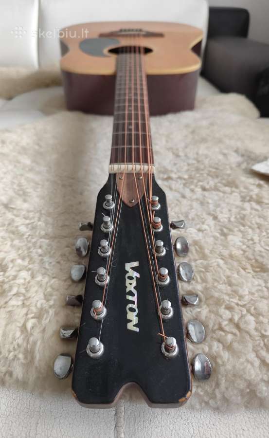 Voxton 12 stygų akustine gitara - nuotraukos Nr. 4