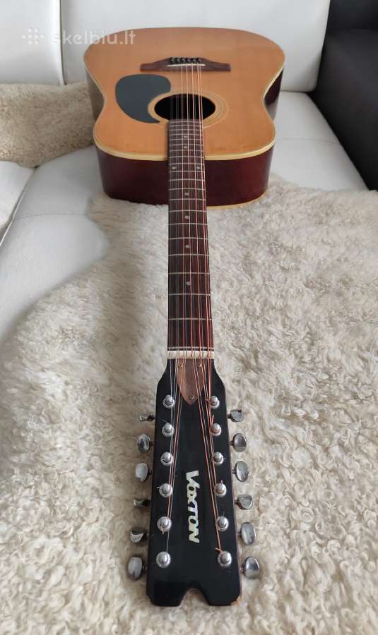 Voxton 12 stygų akustine gitara - nuotraukos Nr. 10