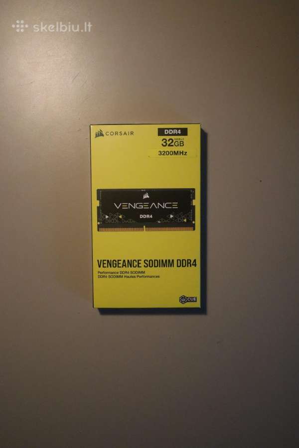 Corsair Vengeance Sodimm Ddr4 16gbx2 3200mhz Cl22 - nuotraukos Nr. 2