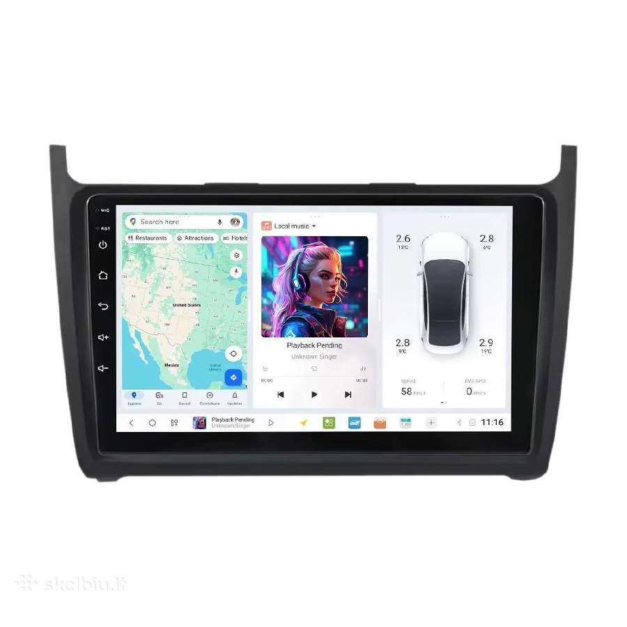 Volkswagen Polo 1994-2020 android multimedija