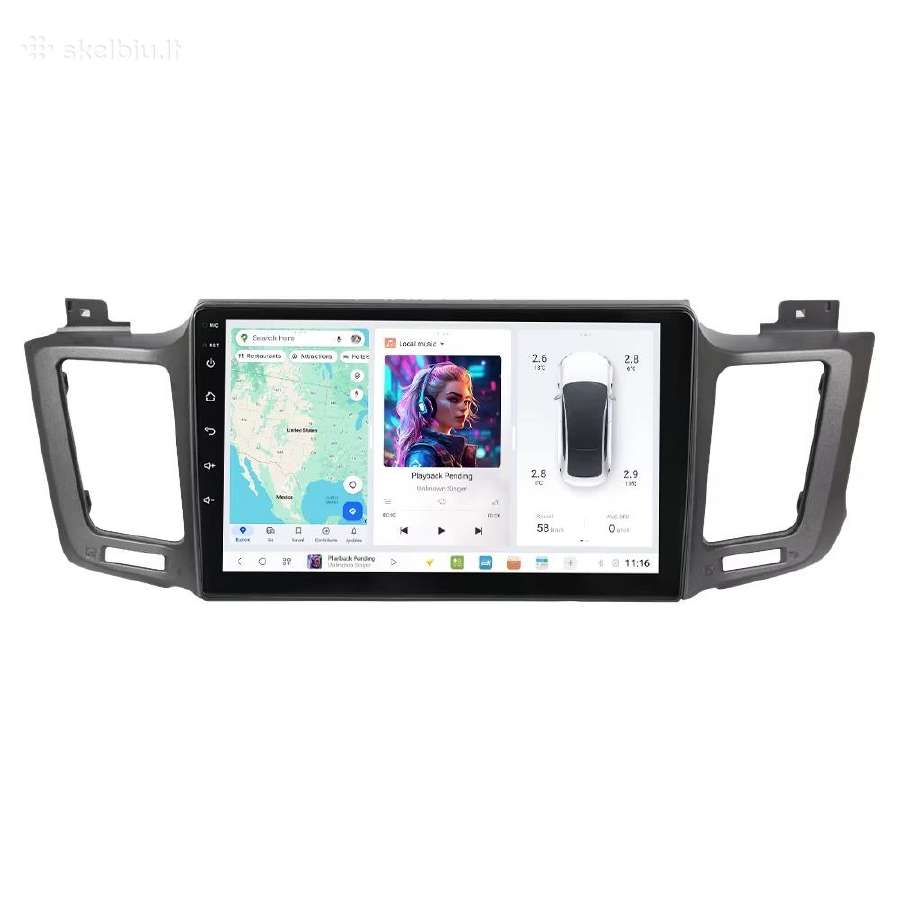 Toyota Rav4 2012 - 2024 android multimedija