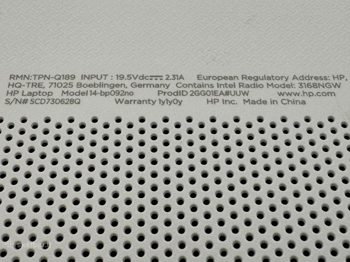 Hp 14-BP - nuotraukos Nr. 4