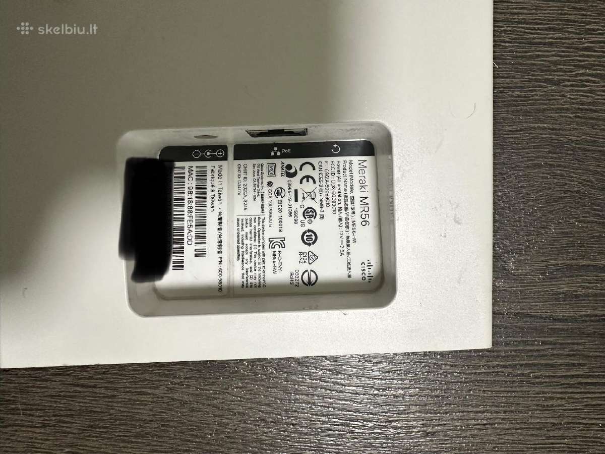 Cisco Meraki Mr56 - nuotraukos Nr. 2