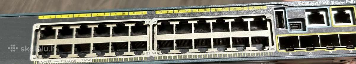 Cisco catalyst 2960s - nuotraukos Nr. 2