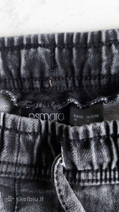 Esmara juodi garinti džinsai XL - nuotraukos Nr. 9