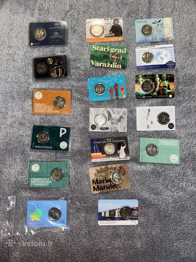 2 Euro monetų kolekcija (516 vnt) - nuotraukos Nr. 8