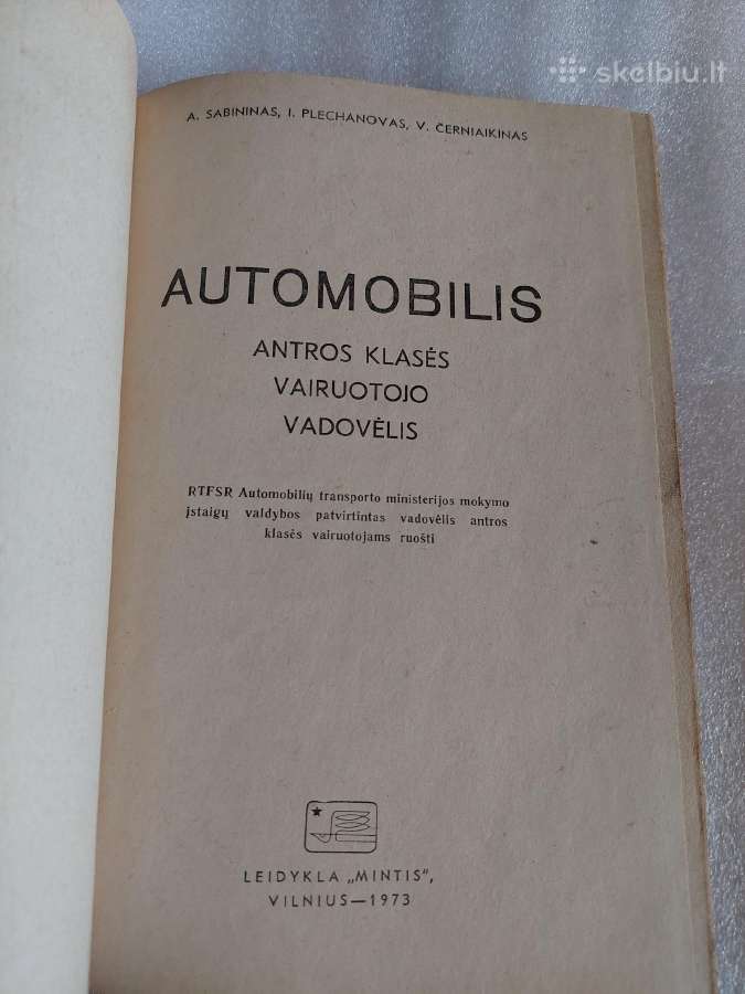 Automobilis. Antros klasės vairuotojo vadovėlis - nuotraukos Nr. 2