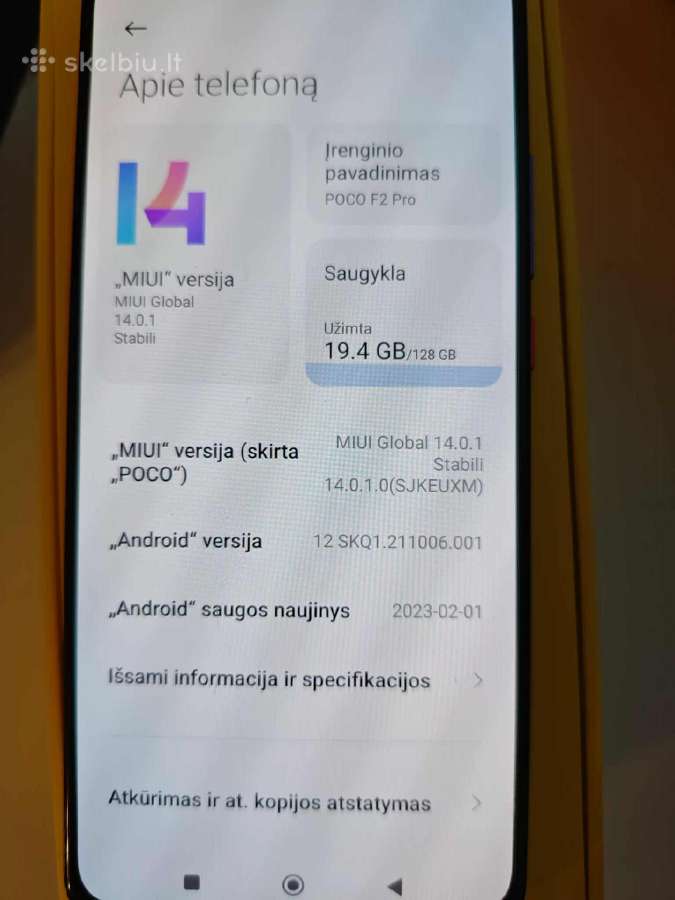 Poco F2 Pro, Klaipėda