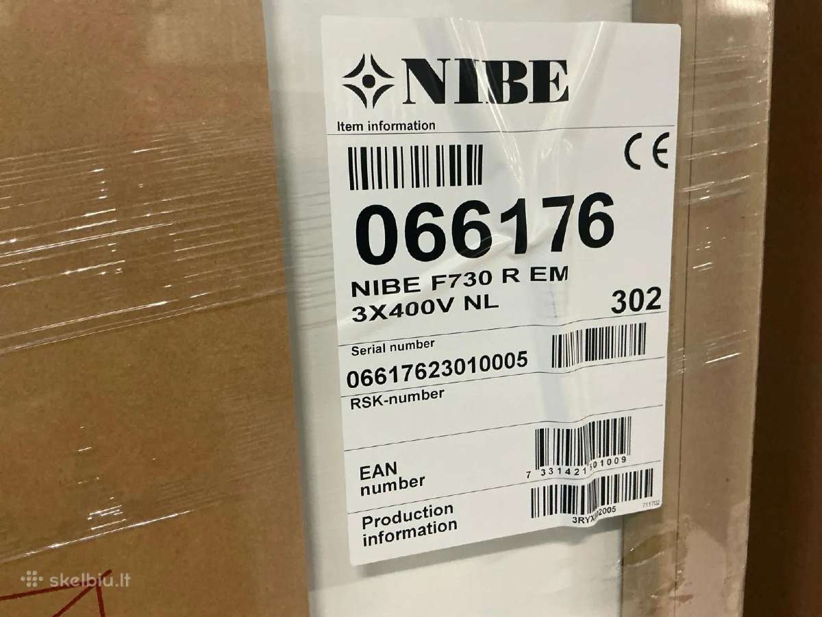 Nibe F370r ištraukiamo oro šilumos siurblys - nuotraukos Nr. 3