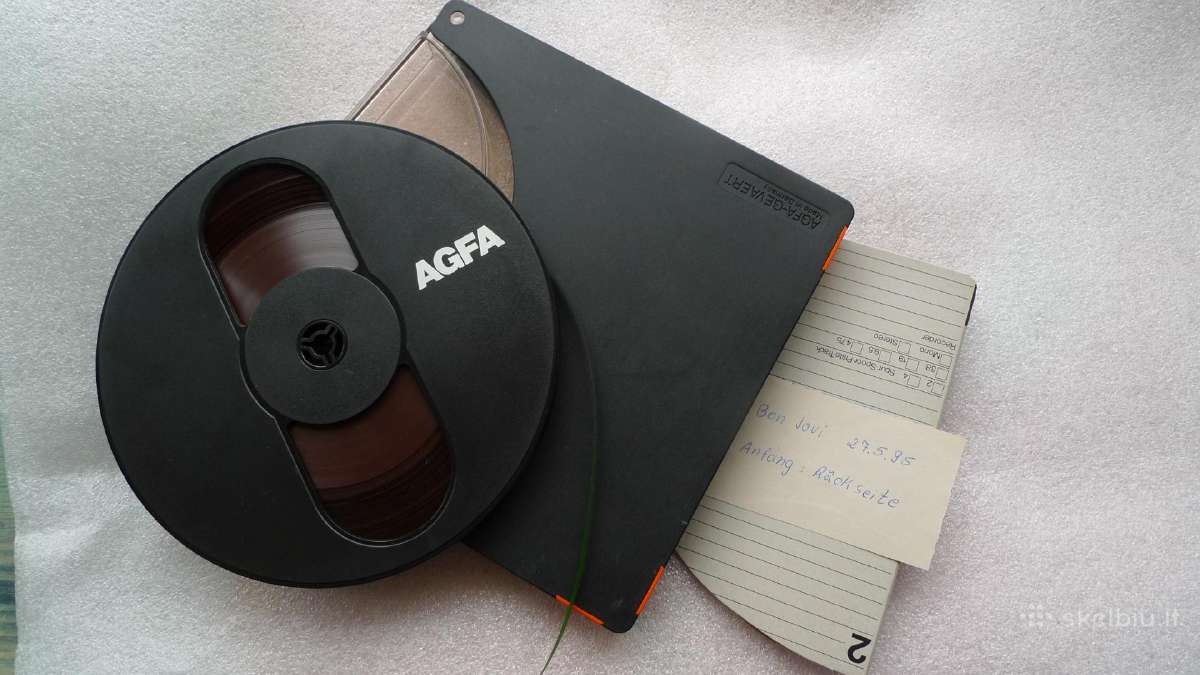 Maxell. Agfa, Basf kasetes juostiniam magnetofonui - nuotraukos Nr. 2