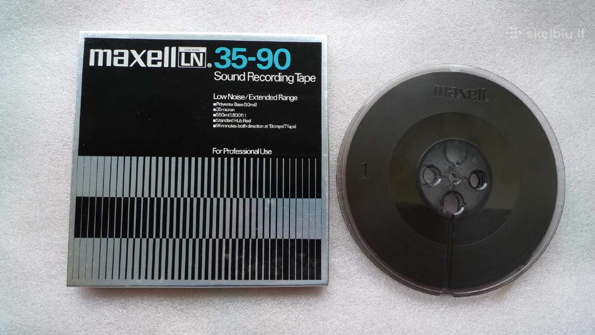 Maxell. Agfa, Basf kasetes juostiniam magnetofonui - nuotraukos Nr. 5