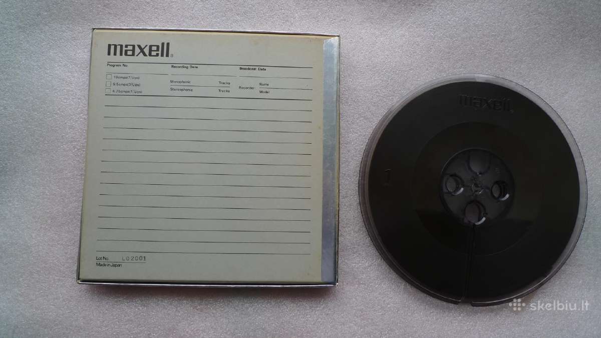 Maxell. Agfa, Basf kasetes juostiniam magnetofonui - nuotraukos Nr. 6