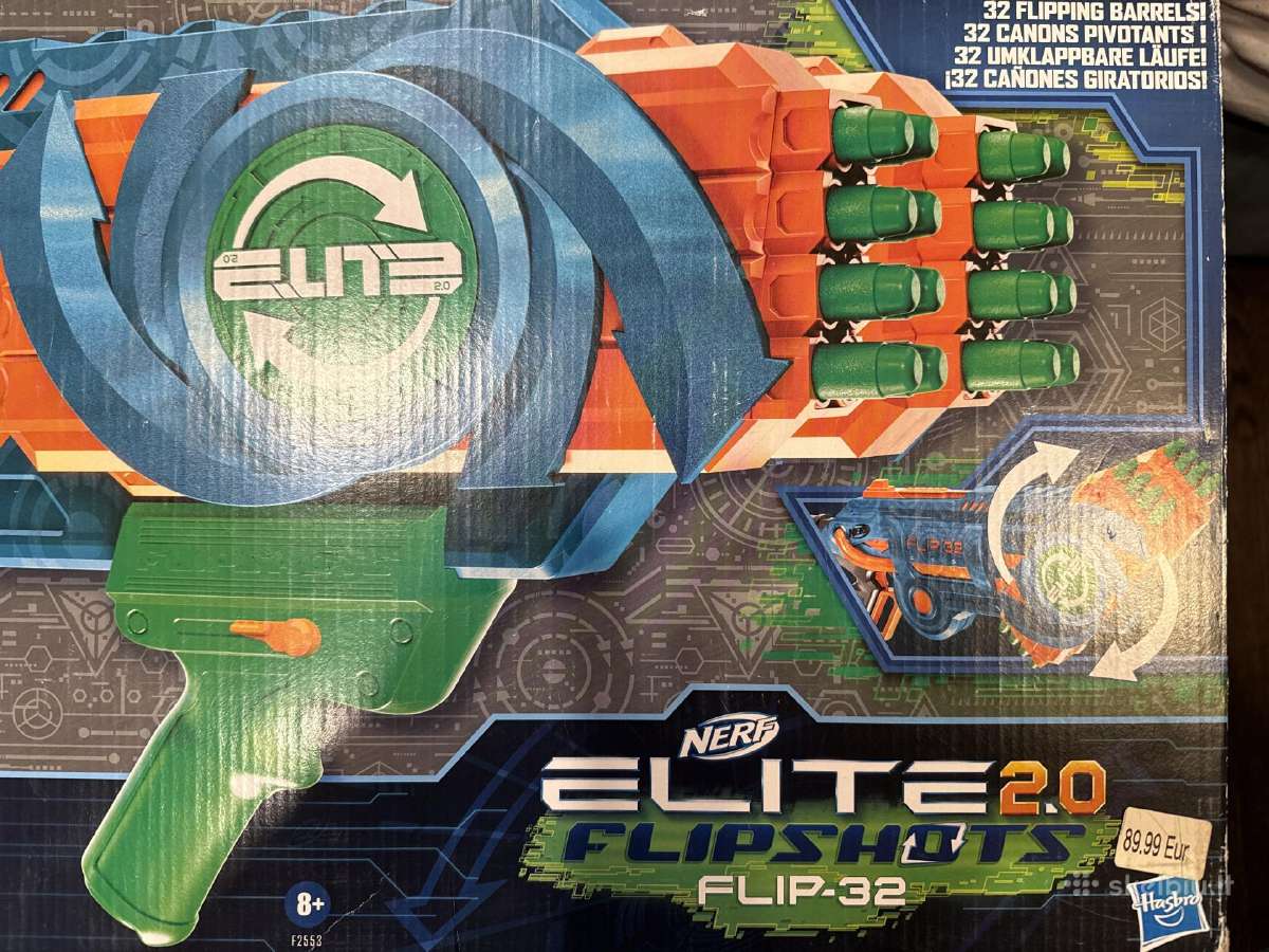 Nerf žaislinis šautuvas Elite 2.0 Flip 32, F2553eu