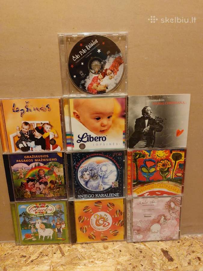 Vaikiškos CD pasakos, dainelės, lopšinės