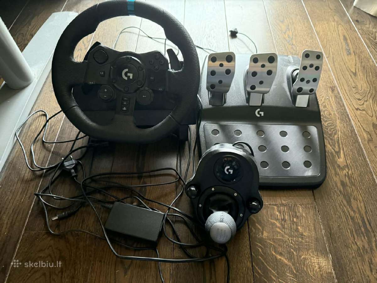Logitech g923+shifter - nuotraukos Nr. 2