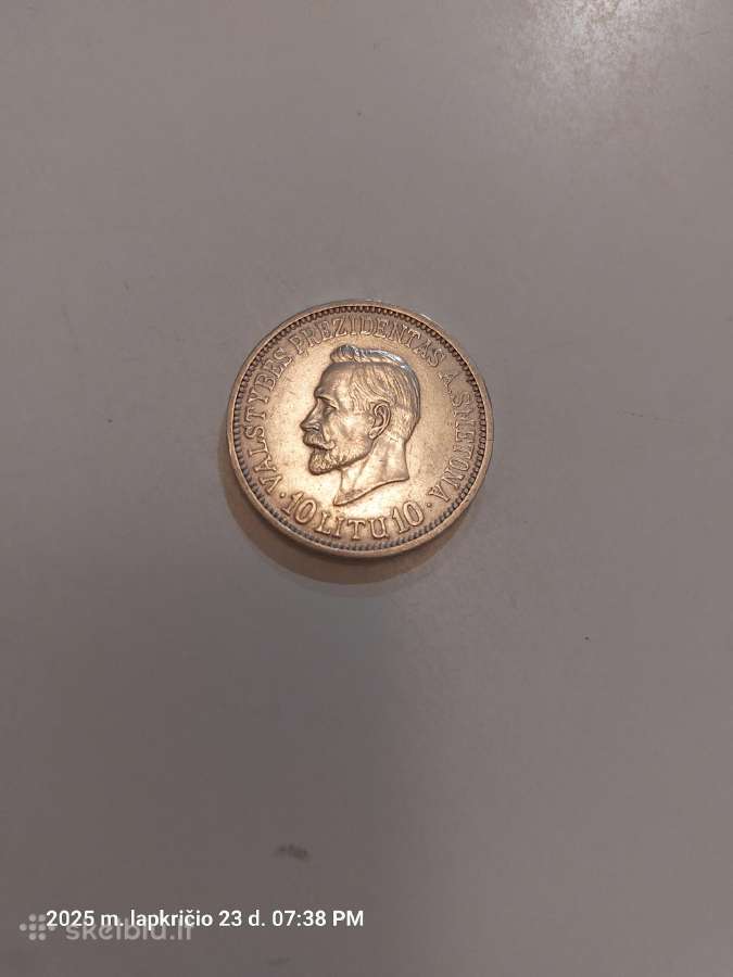 Smetona 10 litų