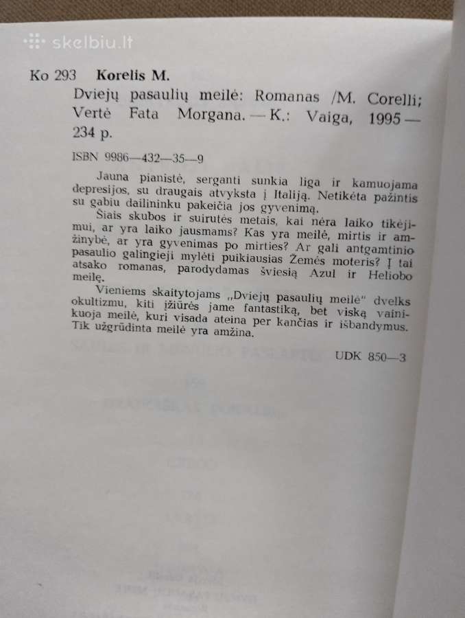 Marija Corelli-dviejų pasaulių meilė - nuotraukos Nr. 2