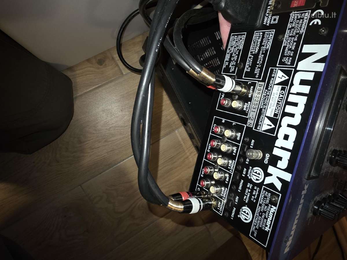 Kolonėlės stiptintuvai dj pultai - nuotraukos Nr. 22