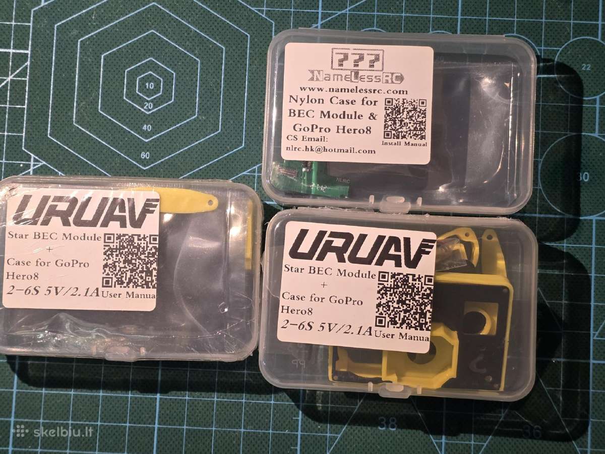 Uruav Gopro8 Naked Gopro Hero Case + Bec