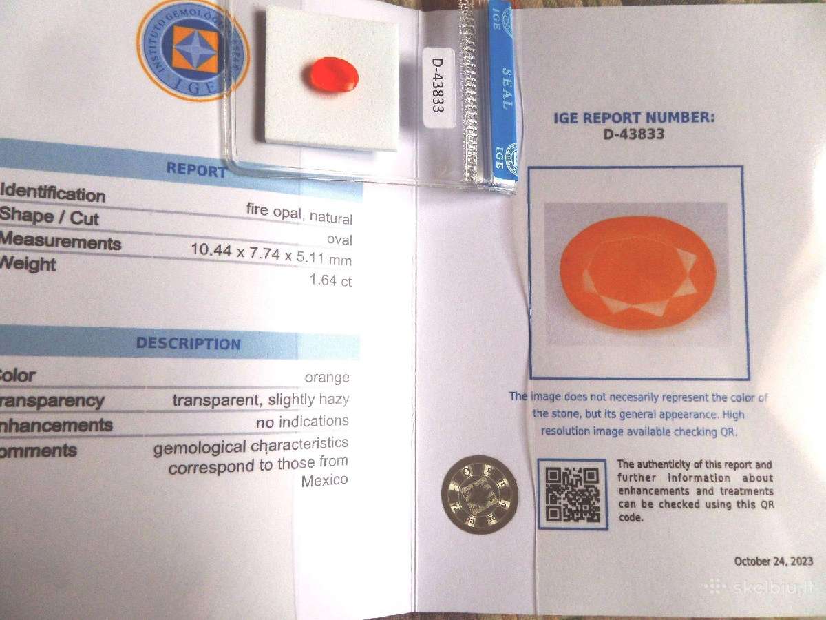 Opalai juvelyriniam dirbiniui, investicijai - nuotraukos Nr. 7