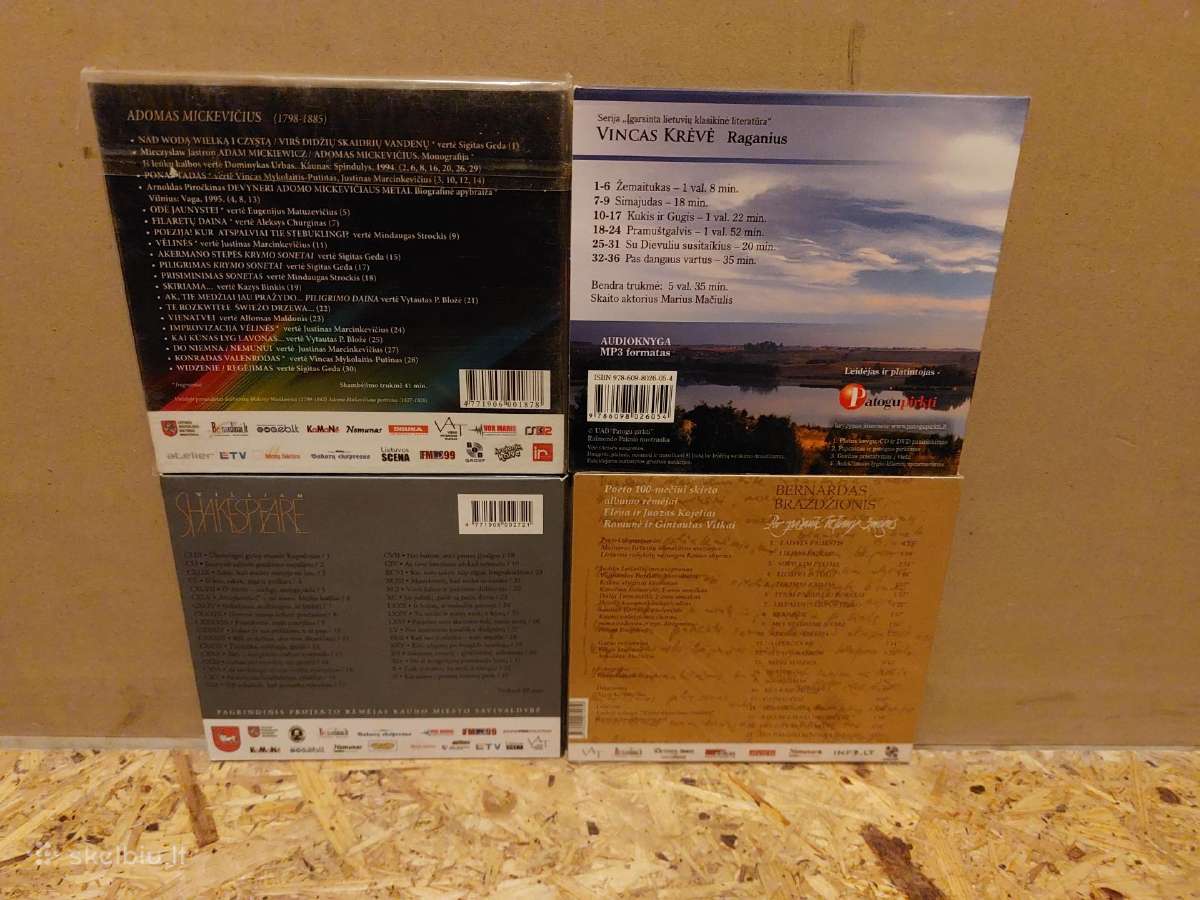 Poezijos ir prozos audioknygos CD - nuotraukos Nr. 2