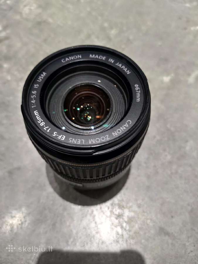 Canon Ef-s 17-85mm f/4-5.6 Is Usm kiti objektyvai