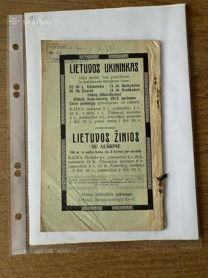 Žemaitė. Gera galva. 1910 m. - nuotraukos Nr. 7