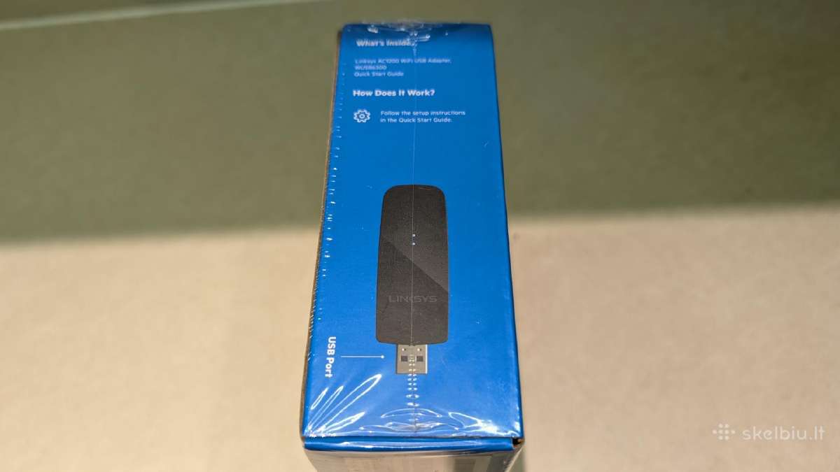 Linksys Ac1200 WiFi 5 Usb adapter - nuotraukos Nr. 5
