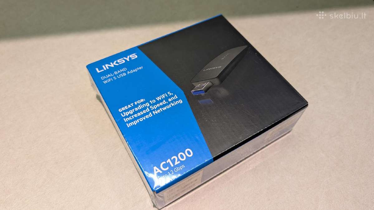 Linksys Ac1200 WiFi 5 Usb adapter - nuotraukos Nr. 7