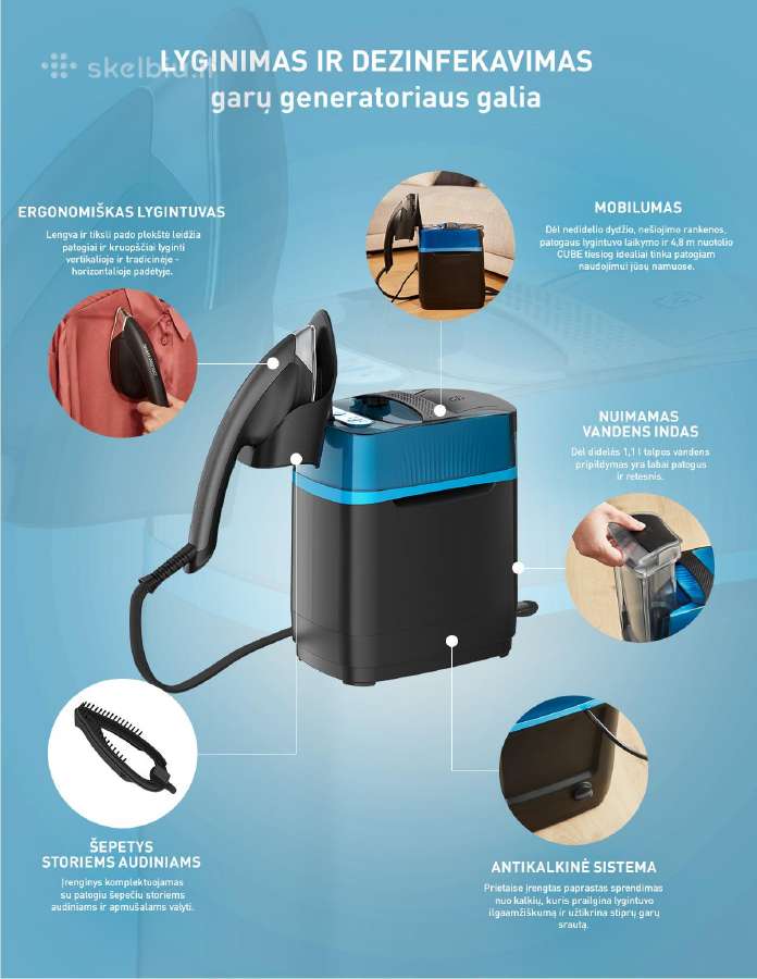 Tefal Cube Lyginimo sistema Ut2020 - nuotraukos Nr. 8