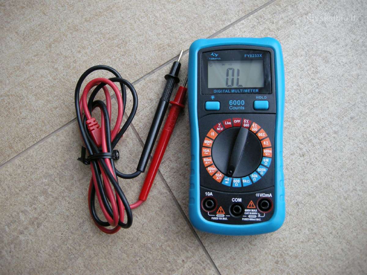Multimetras Testeris Voltmetras Fy8233x