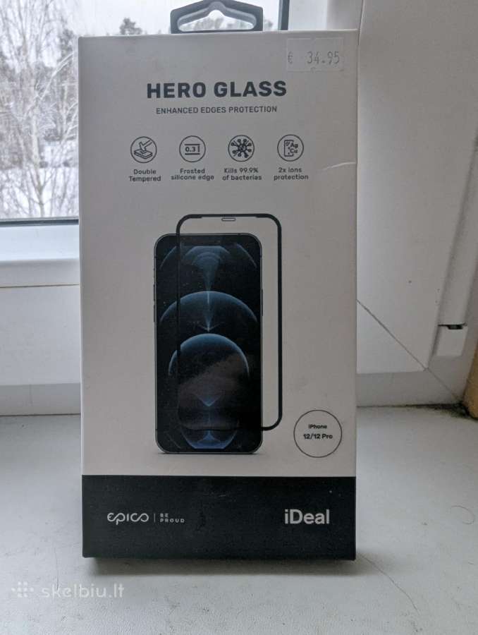 iPhone 12 / 12 pro Apsauginis stiklas