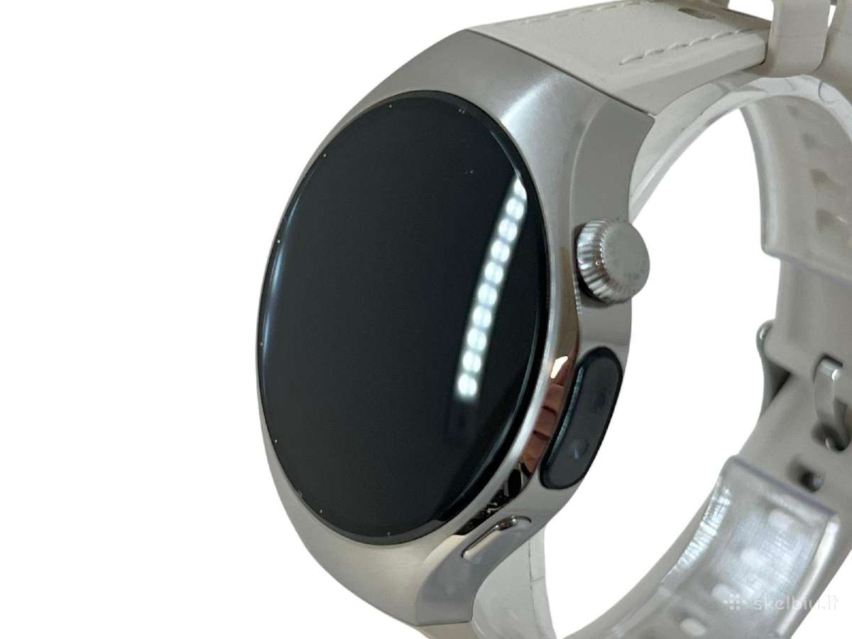 Huawei Watch 5 White (42mm) (esim) (Ekspo) + 6 mėn - nuotraukos Nr. 2