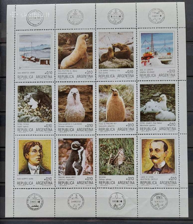 Argentina 1986 Antarktida , švarūs,lapelis, Michel