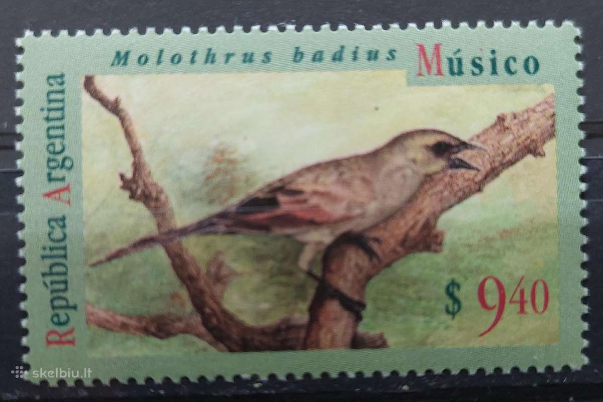 Argentina 1995 paukštis , švarūs, Michel 2240