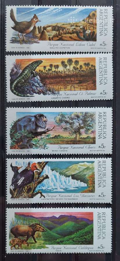 Argentina 1989 nacionalinis parkas, švarūs, Michel