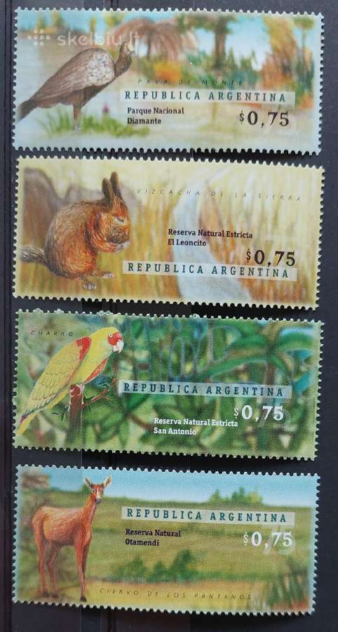 Argentina 1996 nacionalinis parkas, švarūs, Michel