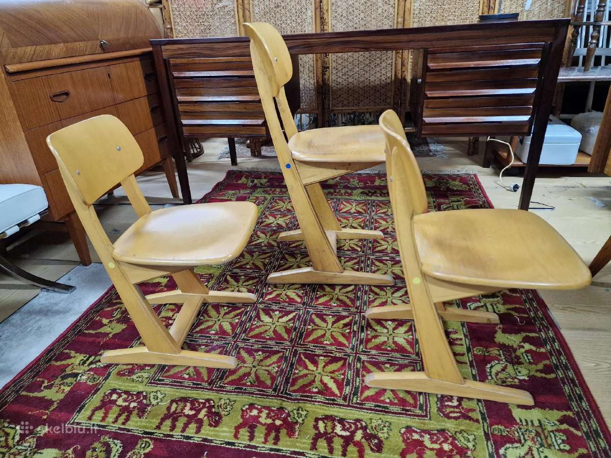 Vintažinės mid century autorinės Casala kėdės - nuotraukos Nr. 4