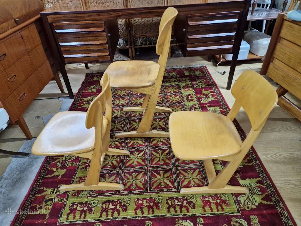 Vintažinės mid century autorinės Casala kėdės - nuotraukos Nr. 5