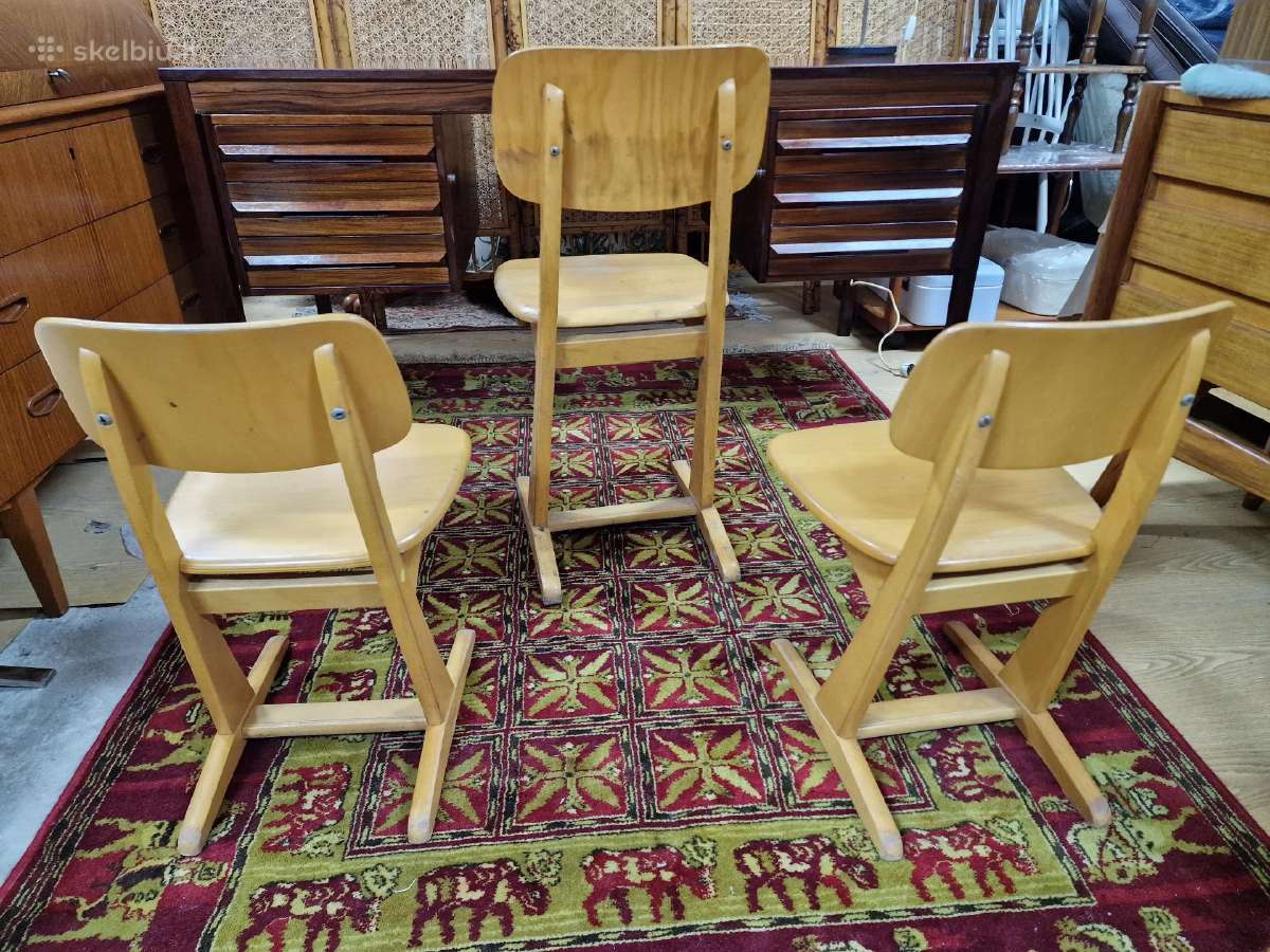 Vintažinės mid century autorinės Casala kėdės - nuotraukos Nr. 6