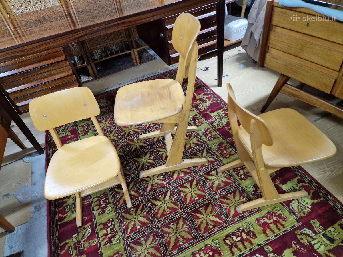 Vintažinės mid century autorinės Casala kėdės - nuotraukos Nr. 11