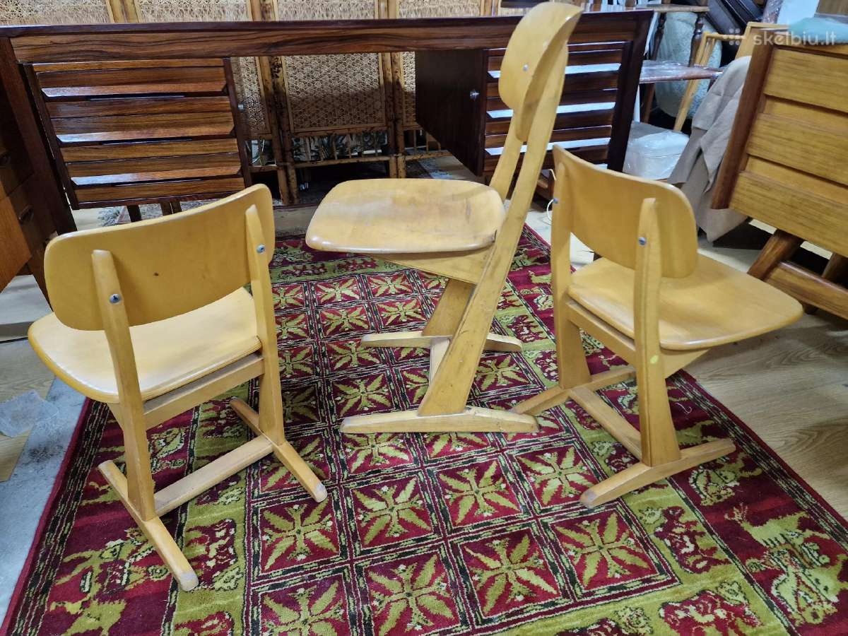Vintažinės mid century autorinės Casala kėdės - nuotraukos Nr. 12