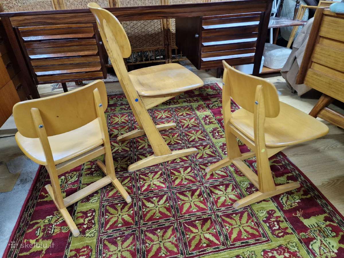 Vintažinės mid century autorinės Casala kėdės - nuotraukos Nr. 13