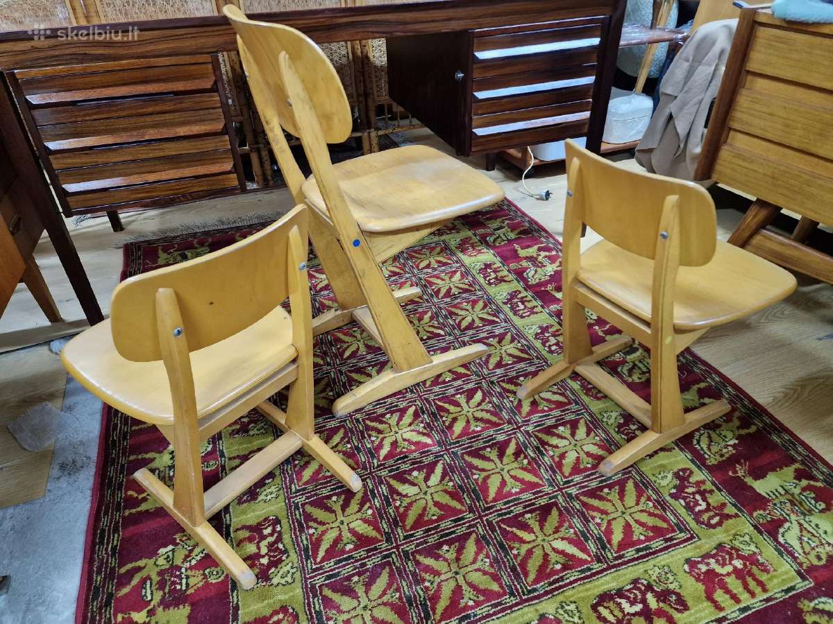 Vintažinės mid century autorinės Casala kėdės - nuotraukos Nr. 14