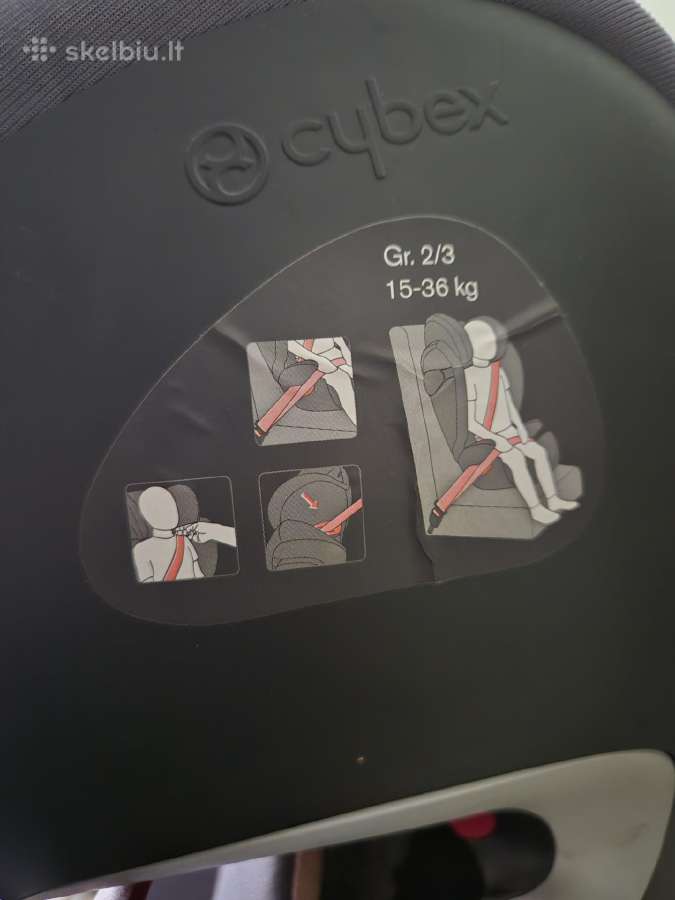 Autokėdutė Cybex su isofix - nuotraukos Nr. 2