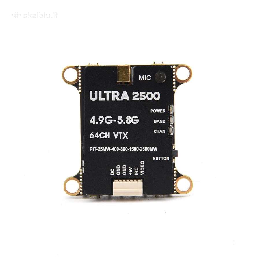 Nauji Ultra2500 2500mw 5.8ghz vtx / video tx - nuotraukos Nr. 6