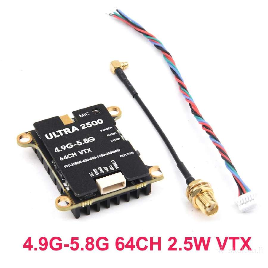 Nauji Ultra2500 2500mw 5.8ghz vtx / video tx - nuotraukos Nr. 2